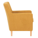 Armchair LEENE yellow