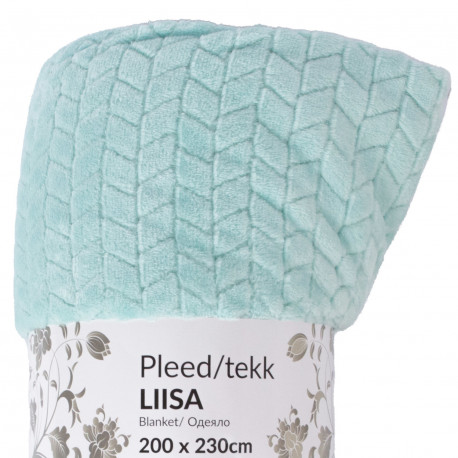 Plaid LIISA XL 200x230cm, mint