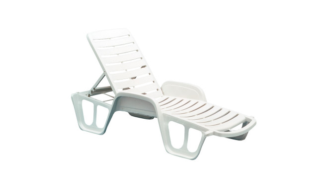 Deck chair FISSO white