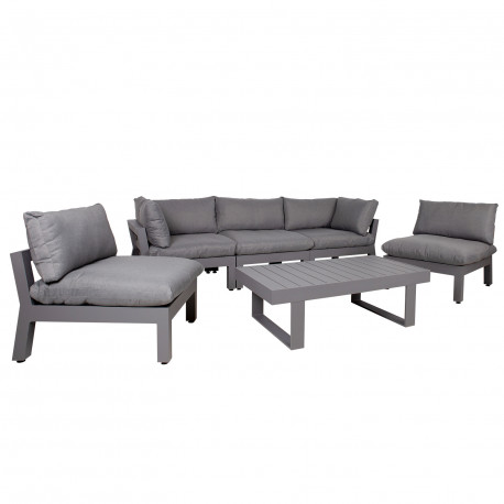 Garden furniture set FLUFFY table, sofa and 2 chairs