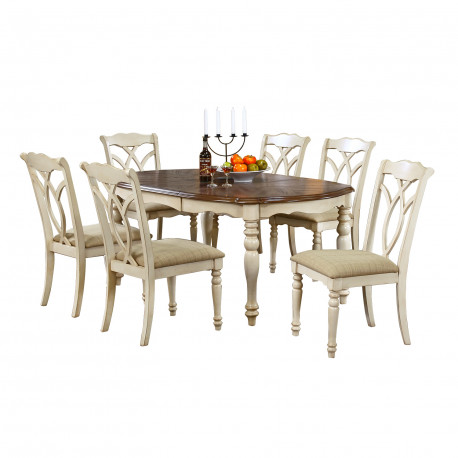 Dining set LILY table, 6 chairs