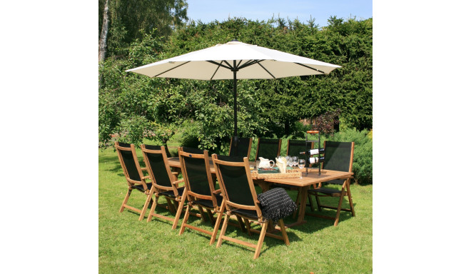 Garden furniture set FUTURE table, 8 chairs