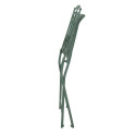 Rõdukomplekt MINT antiikroheline, laud D70xH75cm, 2 tooli 40x51xH92cm, sepistatud metall