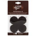 Furniture protective felt pads D43mm, 4pcs, black