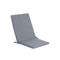 Покрытие для стула со спинкой SIMPLE GREY 42x90x3cm, серый, 100%полиэстер, ткань 757
