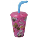 LOL Surprise mug with a straw 430ml