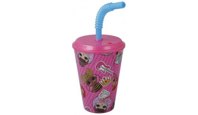 LOL Surprise mug with a straw 430ml