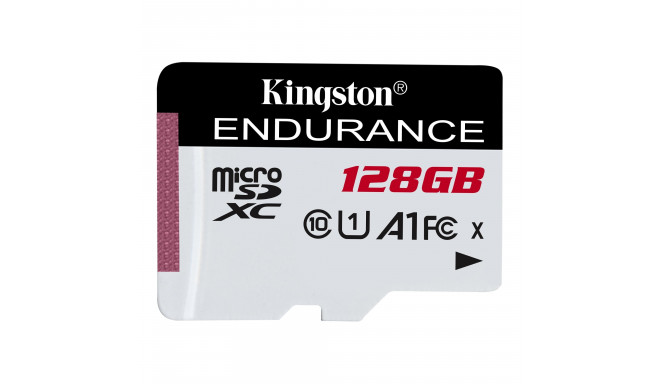 Kingston 128 GB microSD High Endurance UHS-I Speed ​​Class 1 (U1) memory card