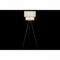 Grīdas lampa DKD Home Decor Dabisks Melns Metāls Plaukstas Poliesters Koloniāls (60 x 60 x 129 cm)