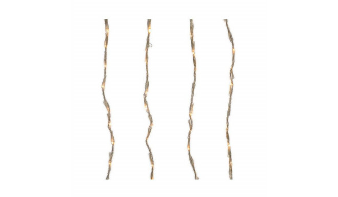 LED Curtain Lights Lumineo Transparent Warm light Soft green