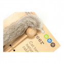 Cat rod Gloria Niemeyeer Worm Fluffy toy Wood Leather Natural leather