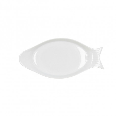 Serving Platter Quid Gastro Ceramic White (32.5 x 15,5 x 2,5 cm) (Pack 6x)