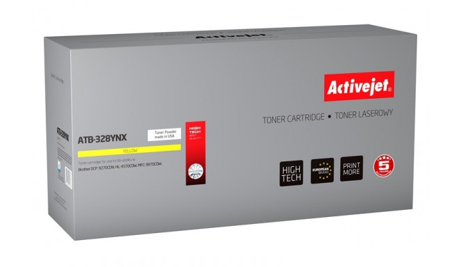 Activejet ATB-328YNX toner (replacement for Brother TN-328Y; Supreme; 6000 pages; yellow)