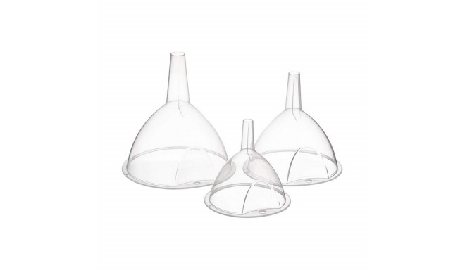 Funnel Secret de Gourmet Transparent Plastic (3 Pieces)