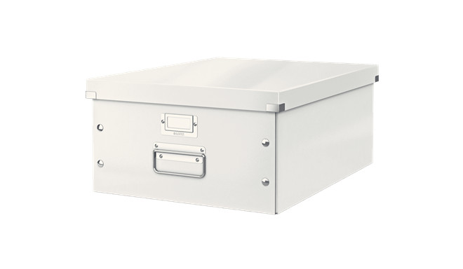 Hoiukarp kokkupandav Leitz WOW Click&Store valge, Large 369x200x482mm (A3),  lam.kartong,