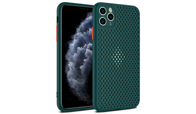 Fusion Breathe Case Силиконовый чехол для Apple iPhone 12 Pro Max Зеленый