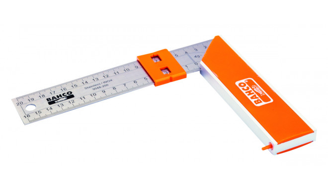 Carpenters square 400mm with sliding marker