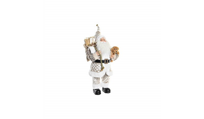 Decoration DKD Home Decor Father Christmas Grey PVC 37 x 20 x 60 cm