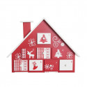 Рождественский календарь DKD Home Decor С ящиками дом Деревянный MDF (27 x 7 x 38 cm)