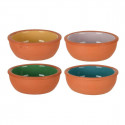 Kausside komplekt Excellent Houseware Terrakota Aperitiiv 4 Tükid, osad 4 Ühikut (Ø 10,4 x 4,2 cm)