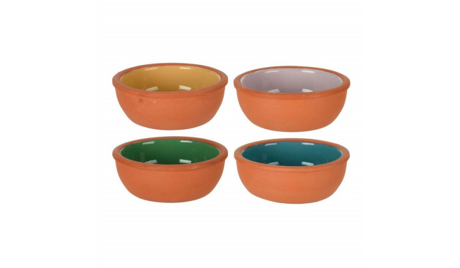 Kausside komplekt Excellent Houseware Terrakota Aperitiiv 4 Tükid, osad 150 ml Ø 10,4 x 4,2 cm