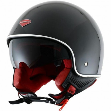 Ķivere Astone Helmets MiniJet Re Sarkans Melns M Anglija