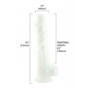 Addiction - Pearl Dildo With Suction Cup - 20 cm