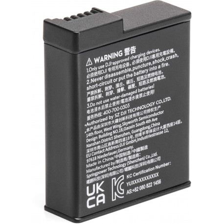 DJI Osmo Action 3/4/5 Pro Extreme battery