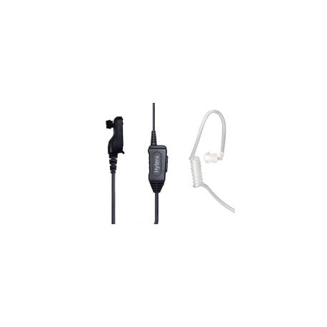 EAN30-P Earpiece with in-line MIC PTT & Transparent Acoustic Tube with chip for original Hytera veri