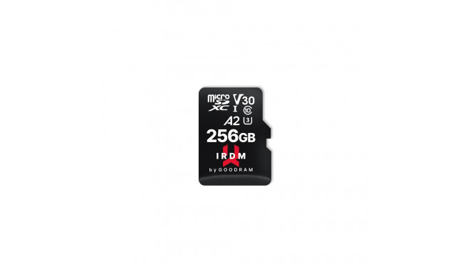 GoodRam memory card IRDM 256GB microSD UHS-I U3 A2 V30 with adapter