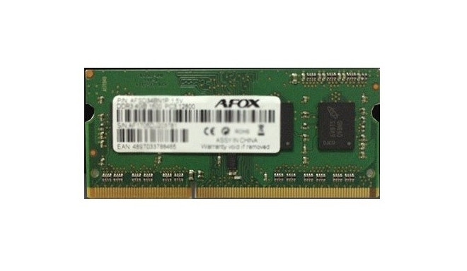 Afox SO-DIMM DDR3 8GB 1600MHz