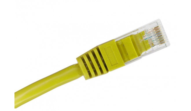Alantec KKU5CZA1 võrgukaabel kollane 0.25 m Cat5e U/UTP (UTP)