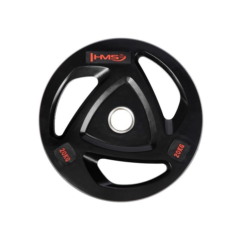 20kg HMS TOX20 rubberised Olympic size plate Body weights Photopoint.lv