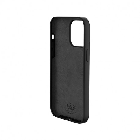 Case PURO for iPhone 14 Pro Max, black / IPC14P67ICONBLK