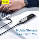 Baseus HUB Hard Disk Case Full Speed Series SSD Enclosure (Type-C - GEN2) Space Gray (CAYPH-F0G)