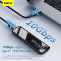 Baseus HUB Hard Disk Case Full Speed Series SSD Enclosure (Type-C - GEN2) Space Gray (CAYPH-F0G)