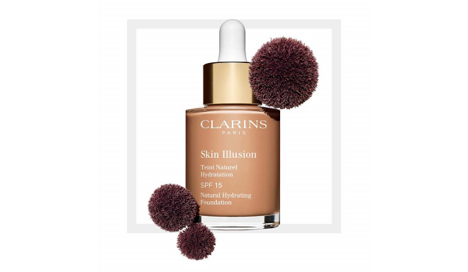 CLARINS SKIN ILLUSION BASE SPF15 112C AMBER 30ML