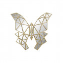 Decorative Figure DKD Home Decor Crystal Golden Resin Butterfly (29,5 x 4 x 28,5 cm)