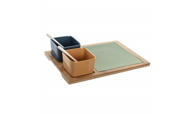 Set za Predjelo DKD Home Decor 31 x 21 x 6 cm Portselan Mitmevärviline 6 Tükid, osad