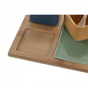 Appetizer Set DKD Home Decor Porcelain Multicolour Bamboo 6 Pieces (31 x 21 x 6 cm)