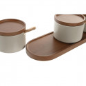 Cukurtrauks DKD Home Decor Kaučuka koks 7 Daudzums (29 x 10 x 7 cm)