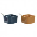 Appetizer Set DKD Home Decor Porcelain Multicolour Bamboo 6 Pieces (31 x 21 x 6 cm)