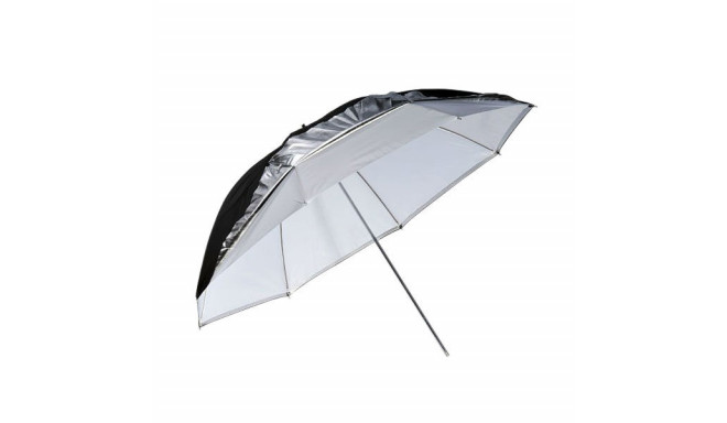 Godox vihmavari 101cm Dual Duty, must/hõbedane/valge