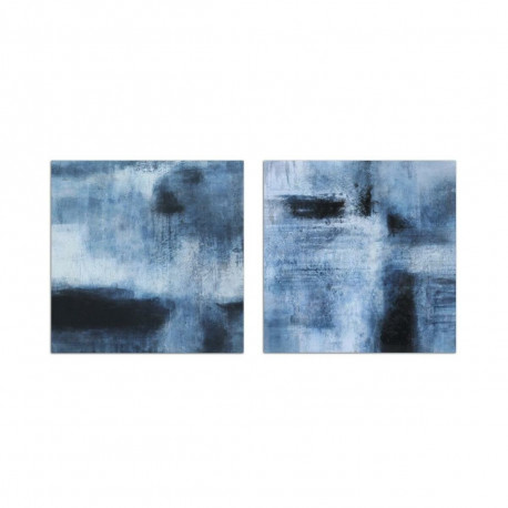 Maal DKD Home Decor Abstraktne Kaasaegne (80 x 2,8 x 80 cm) (2 Ühikut)