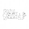 Замок безопасности IFAM CS88 50 mm