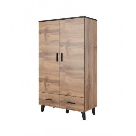 Cama riidekapp LOTTA 2D2D wotan tamm + matt must