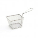 Basket for Presenting Aperitifs Quid Select Stainless steel (13 x 10 cm)