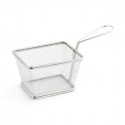 Basket for Presenting Aperitifs Quid Select Stainless steel (13 x 10 cm)