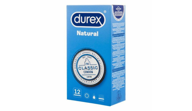 Condoms Durex Natural Ø 5,6 cm (12 uds)