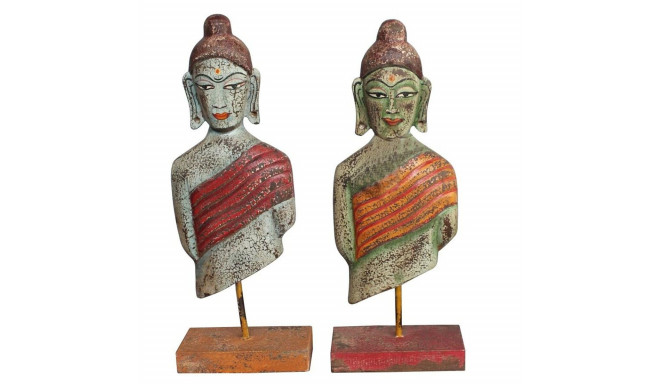Dekoratīvās figūriņas DKD Home Decor 18 x 9 x 47 cm Buda Austrumniecisks (2 gb.)